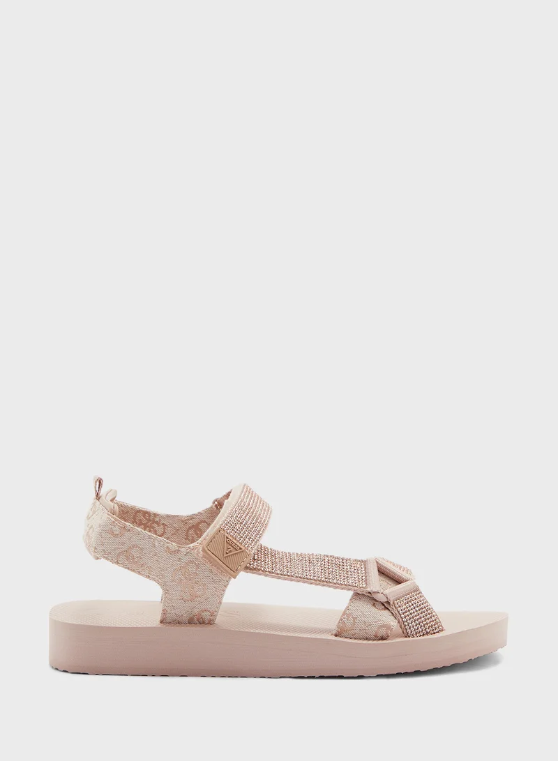 GUESS Nylaha Casual Flat Sandals