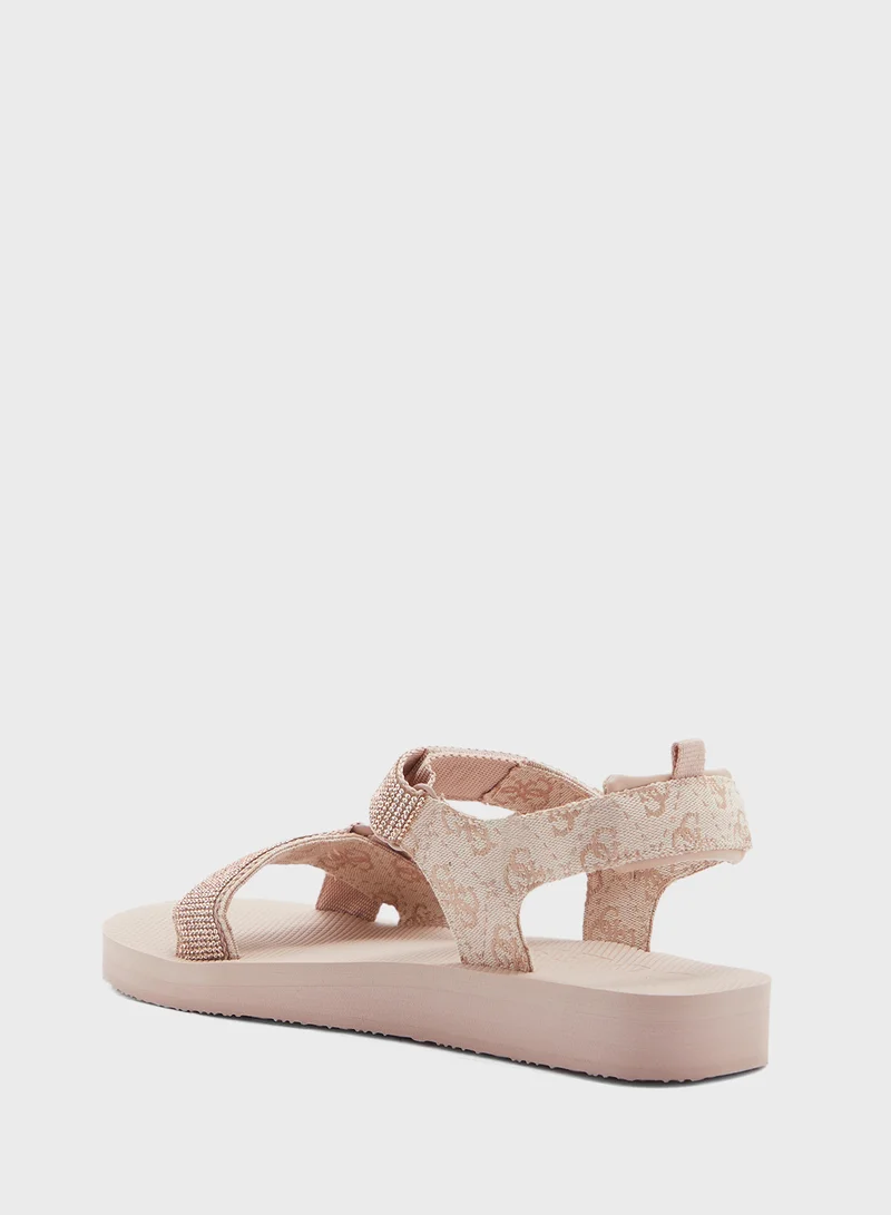 GUESS Nylaha Casual Flat Sandals