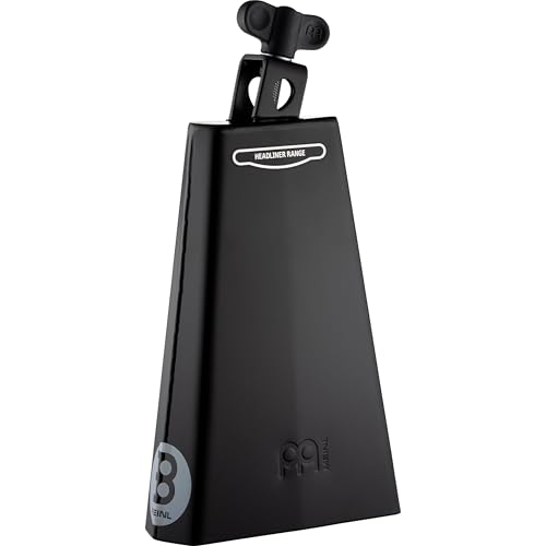Meinl Percussion HCO2BK Headliner Series Mountable 8-Inch Cowbell, Black Powder Coated Steel - Image 1