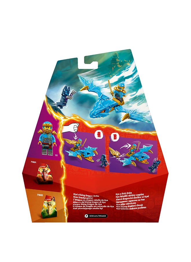LEGO - 71802 Ninjago Nya’S Rising Dragon Strike Toy, Ninja Action Figure Playset With Nya Minifigure, Building Set For Kids, Gift Idea For Boys And Girls Aged 6 Years Old And Over (26 Pieces) - Image 1