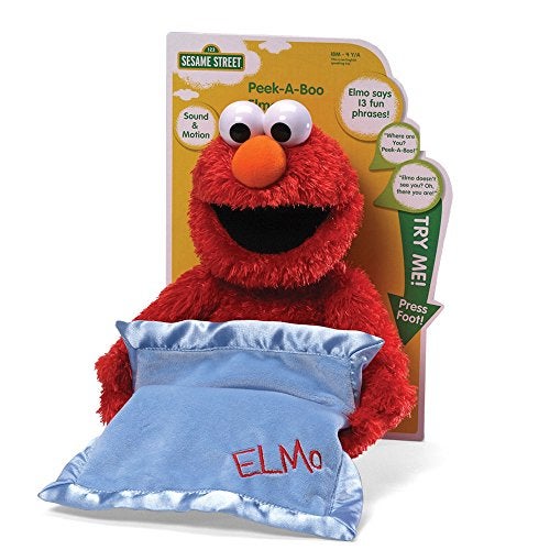 GUND Sesame Street Peek A Boo Elmo Animated 15"" Plush - Image 1