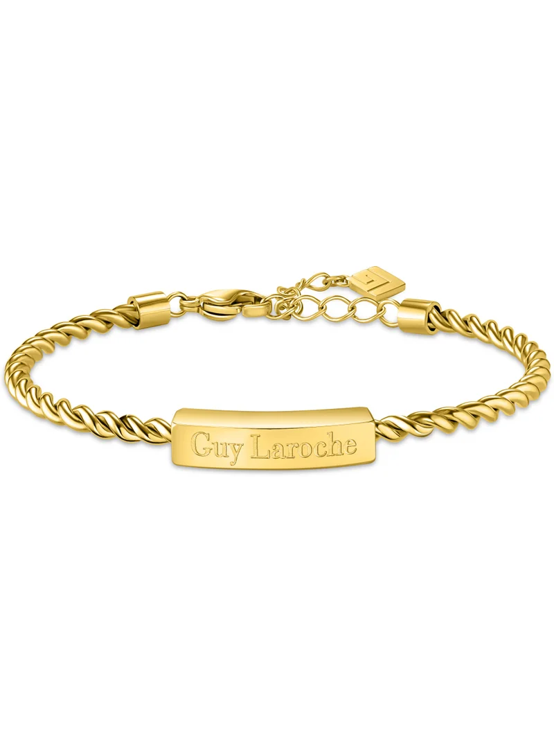 غاي لاروش Eleonore Gold Plated Twisted Chain Bracelet for Women