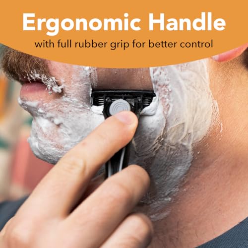 BIC Flex 4 Men's Refillable with 4 Blade Razors, Durable and Long-Lasting with Lubricating Strip, 1 Handle and 4 Cartridges, 4-Pack - Image 3