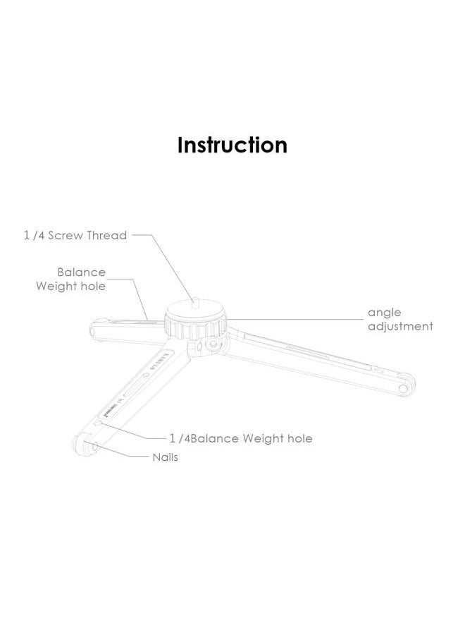 KANDAO Mini Tripod Stand for KanDao Meeting Pro/Meeting S/QooCam EGO/QooCam 3 Ultra/QooCam 8K  - Image 2