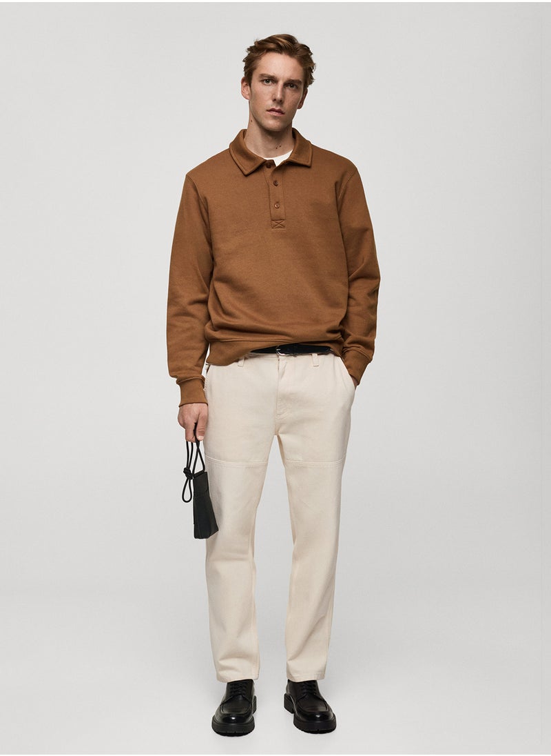 Mango Man - Polo Neck Sweatshirt - Image 1