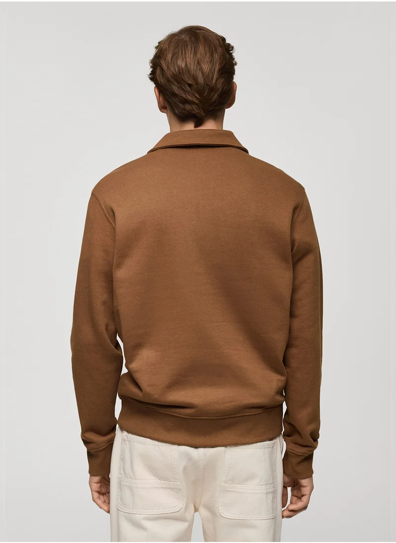 مانجو مان Polo Neck Sweatshirt