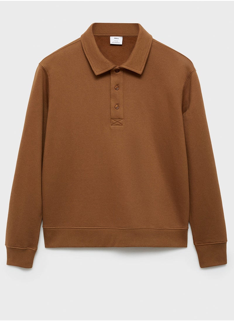 Mango Man - Polo Neck Sweatshirt - Image 1