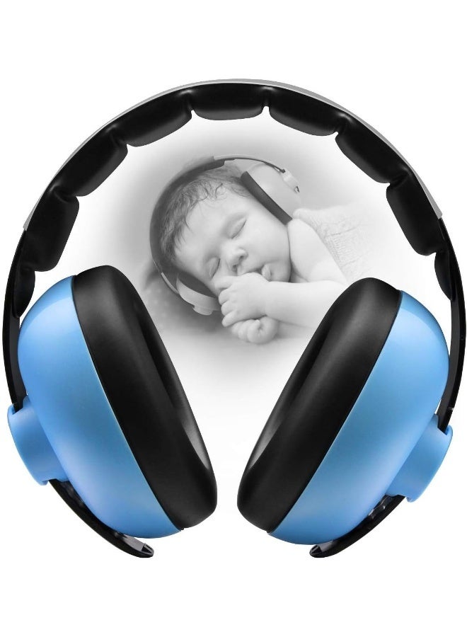 BBTKCARE Baby Ear Protection Noise Cancelling Headphones for Babies for 3 Months to 2 Years (Blue) - Image 1