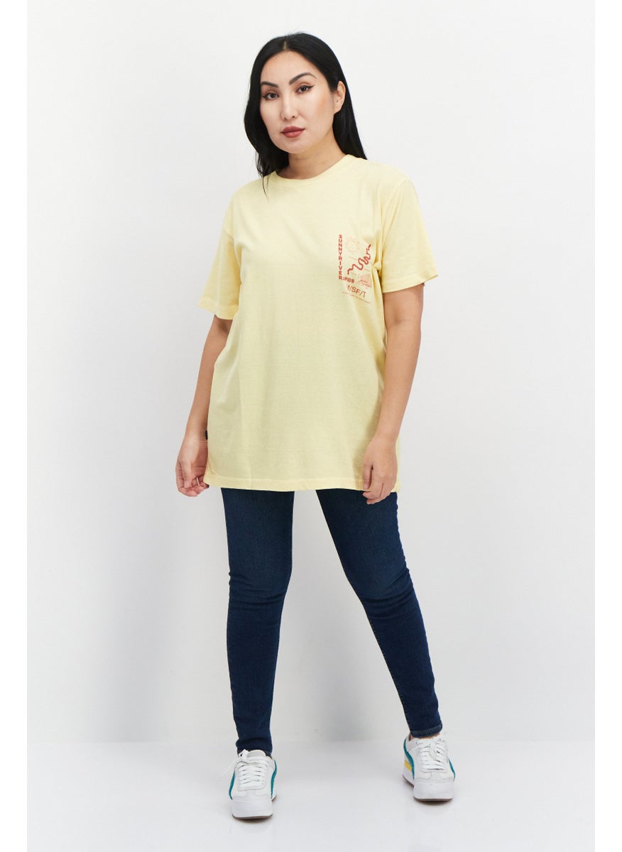 Women Graphic Print Short Sleeve T-Shirt, Yellow Combo - pzsku/Z2F01B63138025A87E88AZ/45/_/1724350622/31865724-90c8-4a7a-aeb5-94050c979b43