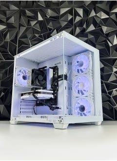 Game Sekret Chiller ATX Computer Gaming PC Case - 180 degrees Full View Tempered Glass | 7 RGB Fans with Color Controller | 360mm Radiator Support | Mid Tower Computer Case | USB 3.0 Input/Output Port | 2 Magnet Dust Filter  - Image 3