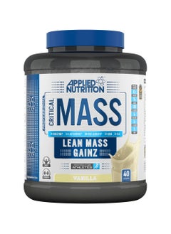 Applied Nutrition Applied Nutrition Critical Mass Professional - Weight Gain Protein Powder, High Calorie Weight Gainer, Lean Mass -(2.4kg)40 Scoops (Vanilla)  - Image 1