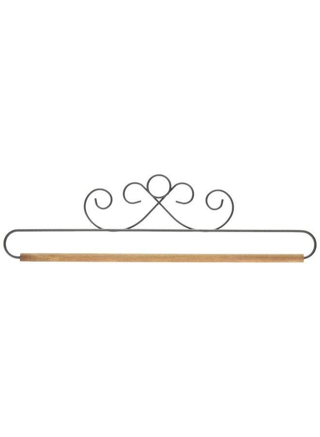 87607 12In French Curls Gray Fabric Holder 12