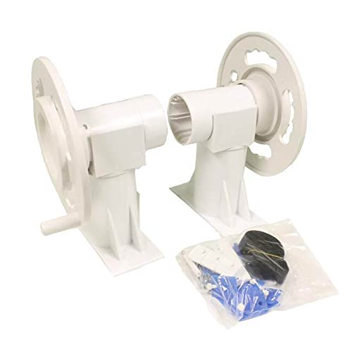 SWIMLINE HYDROTOOLS 52000 Premium Solar Reel System For Above Ground Swimming Pools | Durable | Non-Corrosive | Socket Mountable | With Straps & Hardware | Easy Cranking | TUBE KIT NOT INCLUDED - Image 2