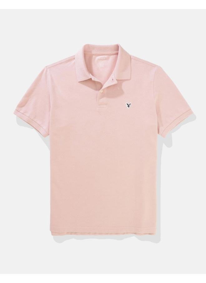 American Eagle - Logo Deatiled Short Sleeve  Polo Shirt - Image 1