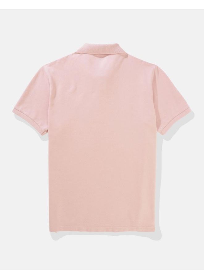 American Eagle - Logo Deatiled Short Sleeve  Polo Shirt - Image 1