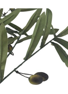 BAMBOO DECOR Bamboo Decor |  Artificial Olive Branch 90 cm- Faux Plants- Flora Vase Filler For Home Decor- Wedding -Events-Craft Projects (Olives Branch)  - Image 5