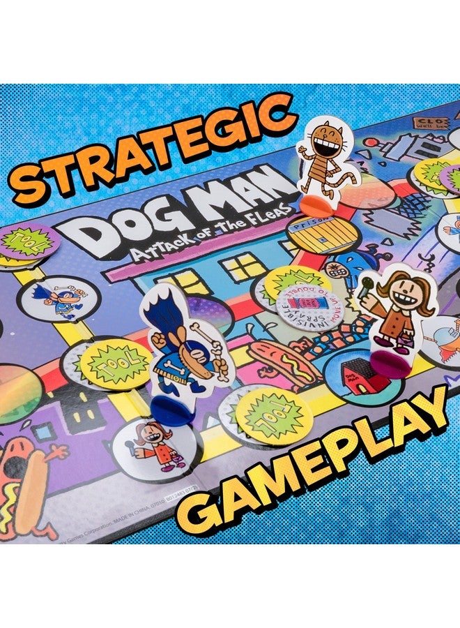 University Games, Dog Man Attack of The FLEAS Cooperative Board Game Based On The Popular Dog Man Book Series by DAV Pilkey for 2 to 6 Players Ages 6 and Up - Image 3