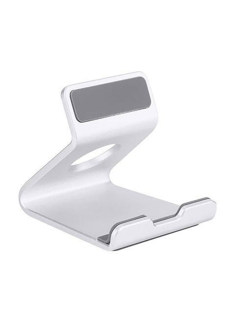 Mobile Desktop Stand – Solid Aluminum Holder For Mobile - Silver