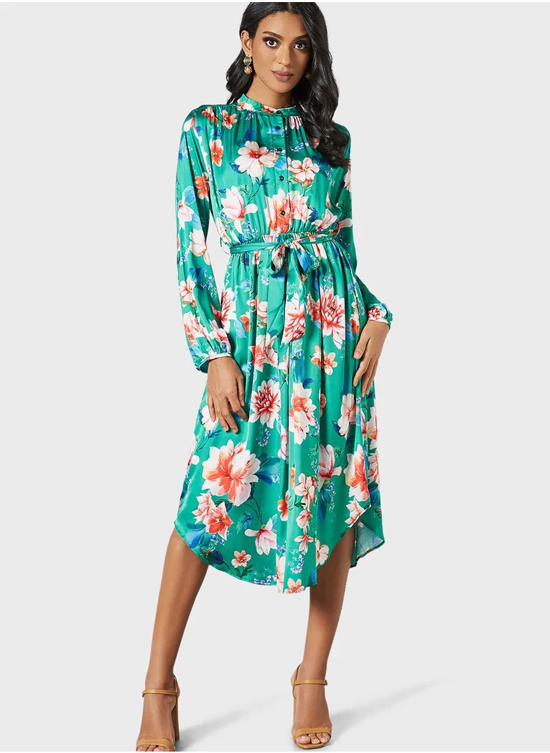 SIVVI for HANIYA Floral Print Dress