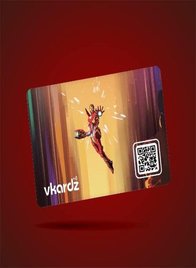 vkardz Superhero - Ironman NFC Digital business Card - Image 3