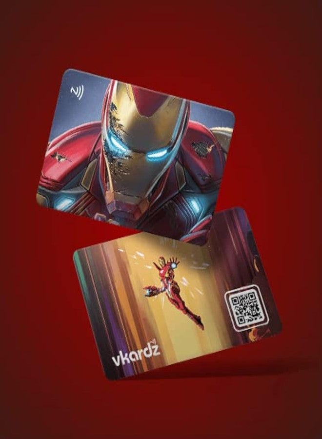 vkardz Superhero - Ironman NFC Digital business Card - Image 1