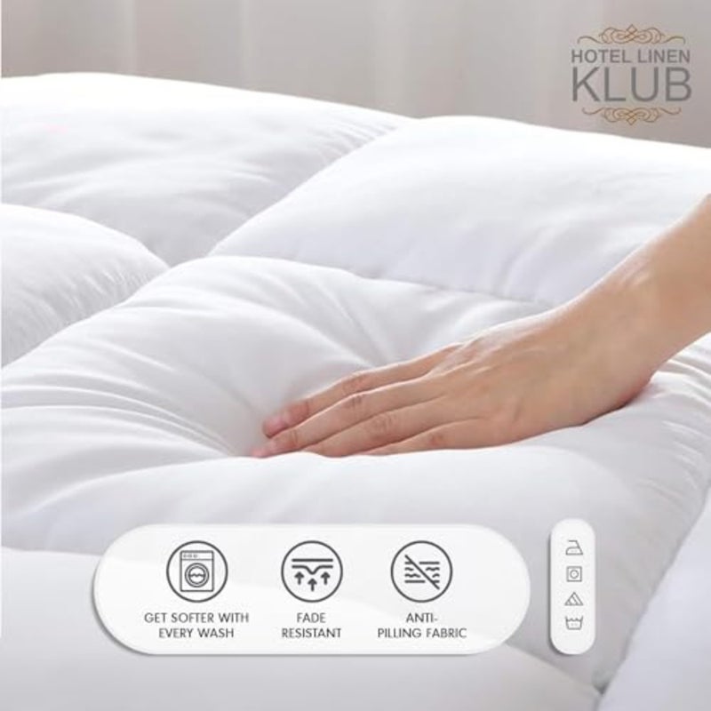 Regency Klub - Cotton Down Proof Duvet, 240 X 260 Cm, White - Image 4
