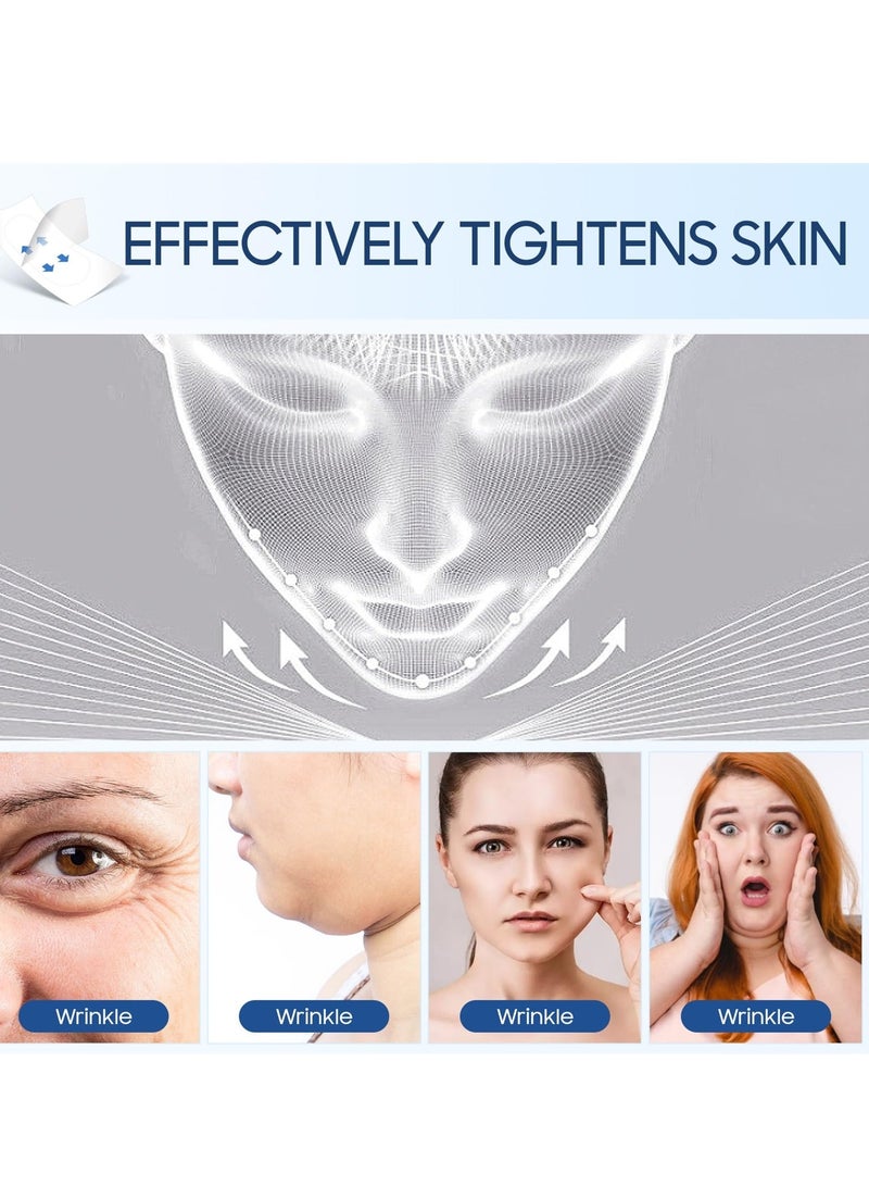 SYOSI 60PCS Face Lift Tape High Elasticity Wrinkle Patches Invisible Face Tapes for Lifting Eyes Double Chin Jowls Lifting Saggy Skin Waterproof Face Stickers Neck Eye Double Chin Lift V Shape - Image 5