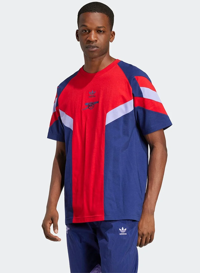 adidas تيشيرت أديداس أيه إف سي أو جي أزرق رجالي مقاس