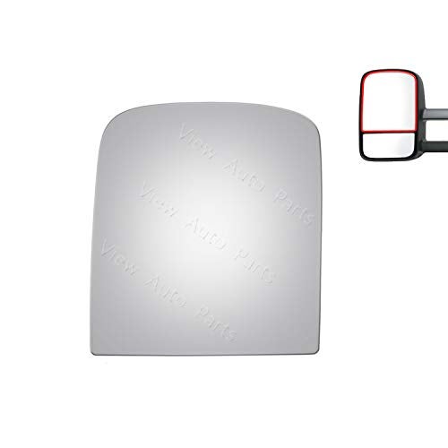 WLLW Mirror Glass fit for Chevy GMC Tahoe,Silverado,Sierra,Yukon,Avalanche,Escalade Driver Side (Upper Flat) - Image 2
