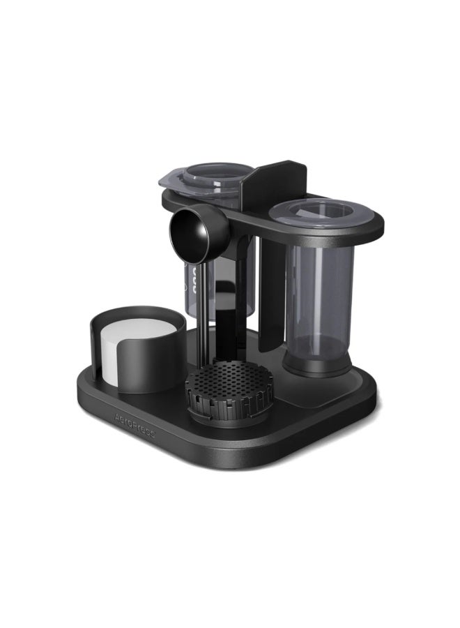 AeroPress Organizer Stand – BPA Free Coffee Accessory Holder for AeroPress Original, Clear, XL and Premium Models, Holds Scoop, Stirrer, Filter Cap and Filters, Hand Wash Recommended - Image 1