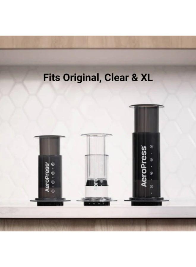 AeroPress Organizer Stand – BPA Free Coffee Accessory Holder for AeroPress Original, Clear, XL and Premium Models, Holds Scoop, Stirrer, Filter Cap and Filters, Hand Wash Recommended - Image 5