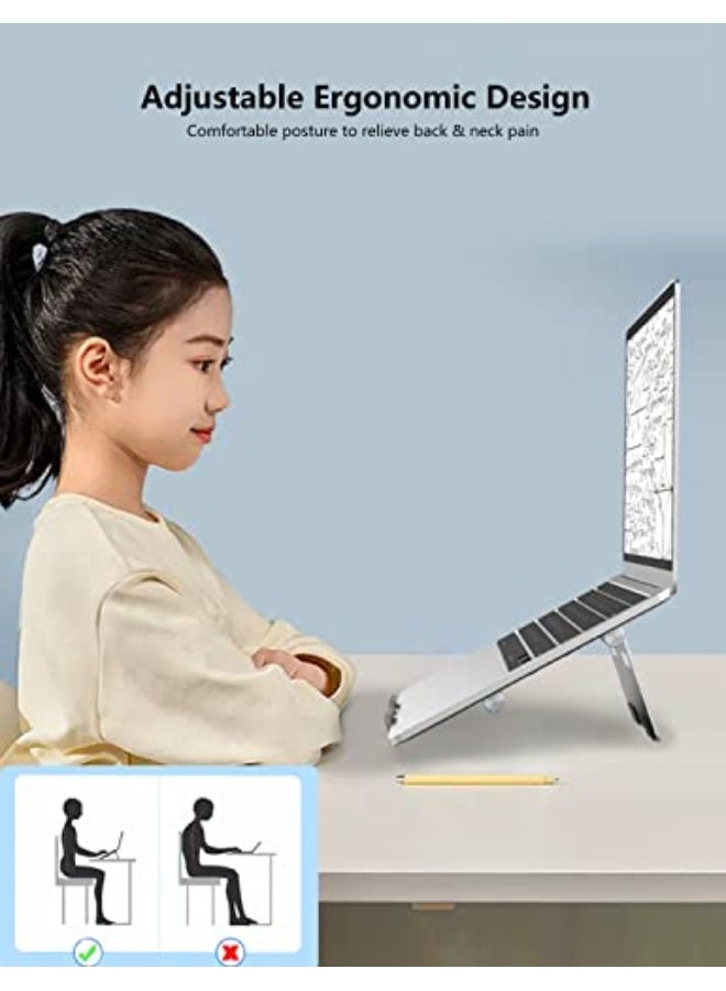Multi-Functional Laptop Stand, Foldable & Adjustable for Tablets, Phones, Laptops Cooling Stand - Image 2