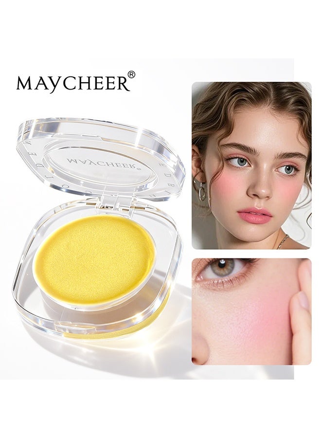 Tinted Blush,Color Changing Blush,Magical Temperature Change Powder Blusher Cream For Cheeks ,Eyes And Lips Tint Makeup,Lasting Moisturizing Rouge, Brightening