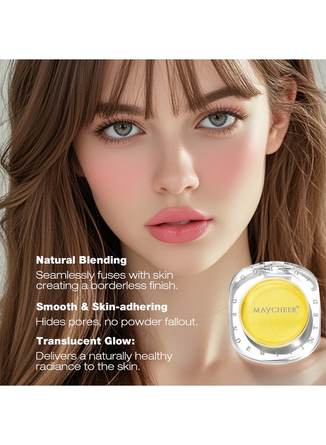 MAYCHEER Tinted Blush,Color Changing Blush,Magical Temperature Change Powder Blusher Cream For Cheeks ，Eyes And Lips Tint Makeup,Lasting Moisturizing Rouge, Brightening - Image 2