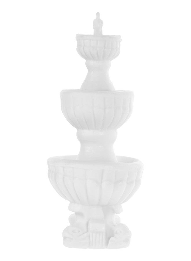 VICASKY Miniature Fountain Garden Accessory - 2.16x1.18 inch Desktop Fountain Prop for Moss Terrariums, Bonsai Landscaping, DIY Fairy Gardens & Dollhouse Decor - Image 1