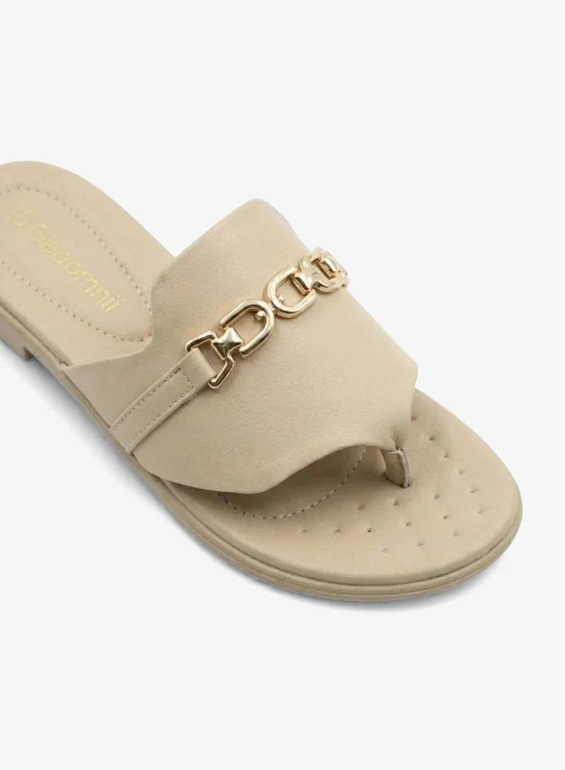 Geoomnii Beige Women’s Sandals – Comfortable, Lightweight & Everyday Wear for Women | Best Price UAE