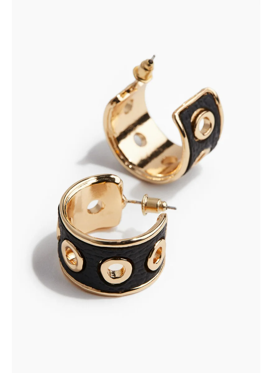 H&M Coated Hoop Earrings