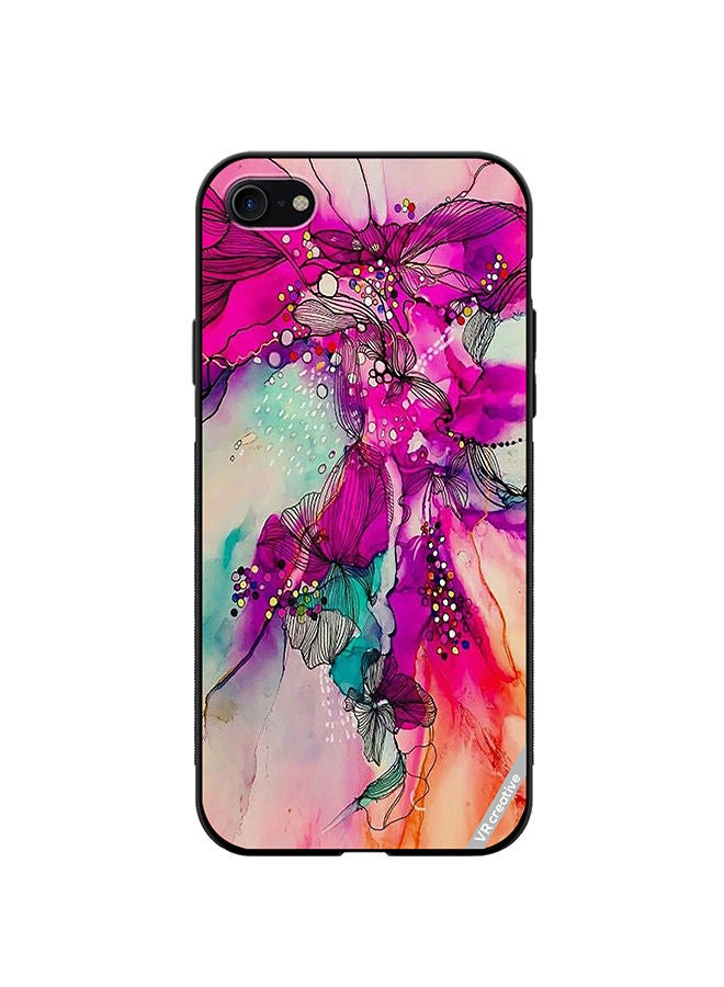 VR CREATIVE Protective Case Cover For Apple iPhone SE (2022) Aesthetics Painting Design Design Multicolour - Image 1