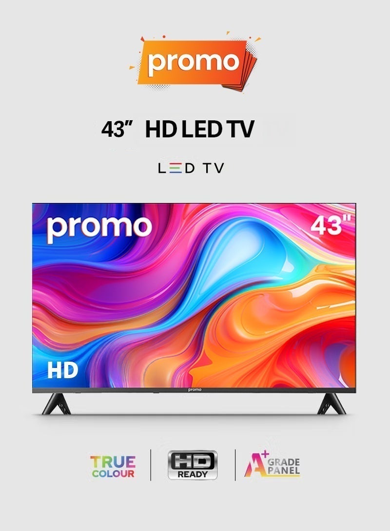 برومو تلفزيون LED  HD مقاس 43 بوصة - Image 3