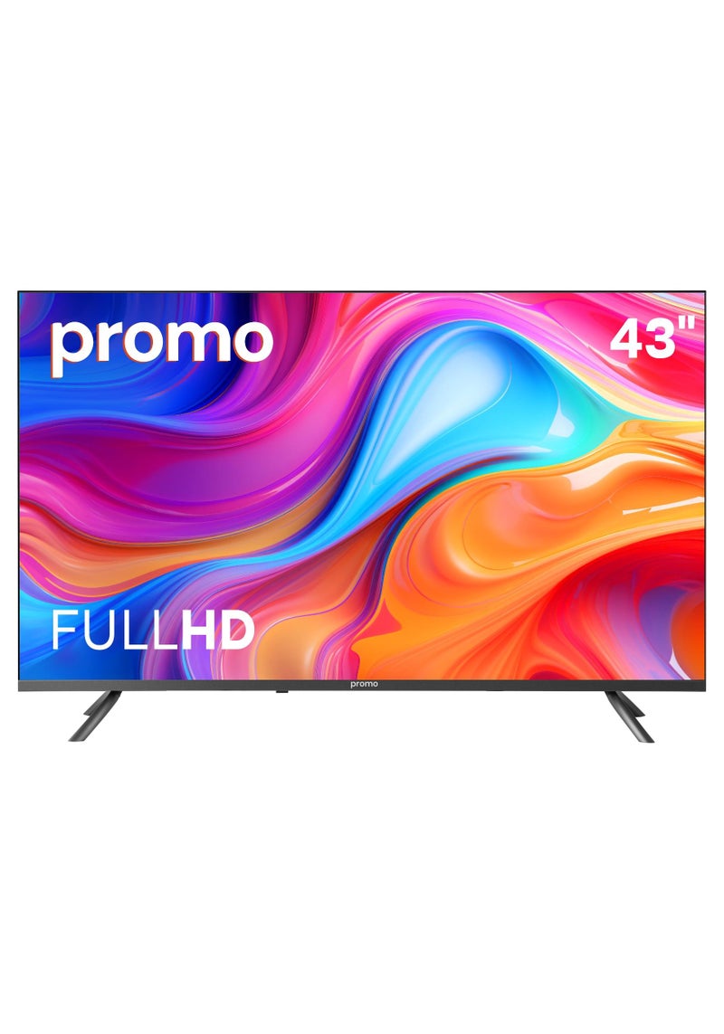 برومو تلفزيون LED  HD مقاس 43 بوصة - Image 1