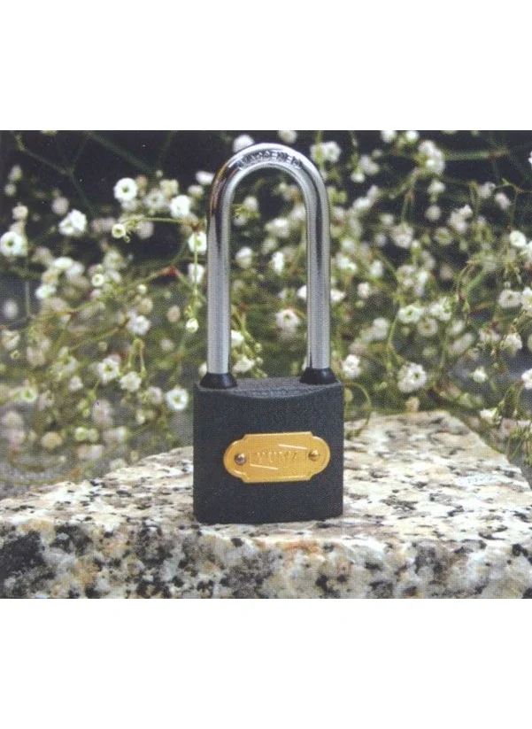Yuma Gray Cast Iron Long Hook Padlock 50mm