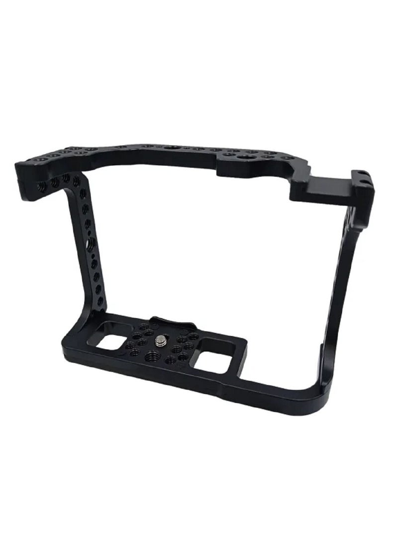 Generic Aluminum Alloy Camera Cage for Canon EOS R with Cold Shoe  - Image 1