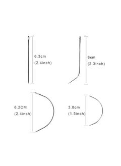 yantaisiyu 20 Pieces 32Mm Hairpieces Snap Clips U Shape Wig Clips For Hair Extensions Making Wig Accessories Set Tools (Black)  - Image 2
