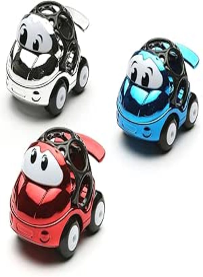 Bright Starts Oball™ Go Grippers™ Metallic Racers Push Cars, Ages 6 months +