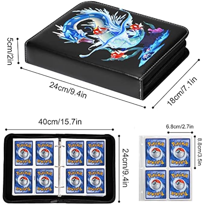 Pokemon CARD BINDER 50 PAGES 400 CARDS 2 - Image 3