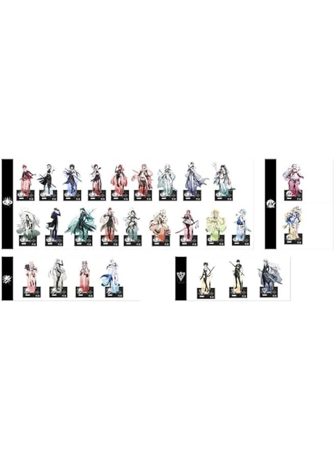 null - Wuthering Waves Character Figure Acrylic Stand 6 Combined Type Double-Layer Desktop Decoration Game Fans (Jianxin), HOYOWWW223 - Image 1
