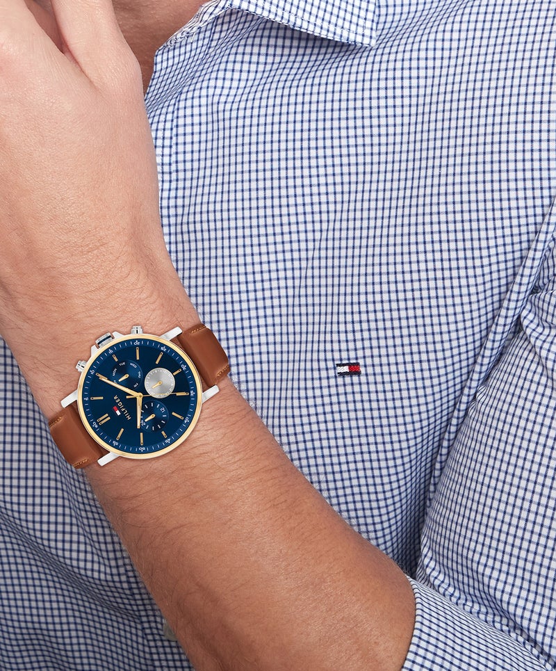 TOMMY HILFIGER Round Multifunction Men'S Two Tone Stainless Steel Case  Watch - Image 4