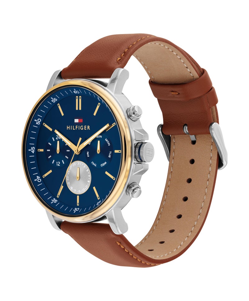 TOMMY HILFIGER Round Multifunction Men'S Two Tone Stainless Steel Case  Watch - Image 1