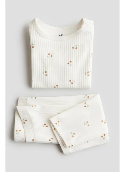 H&M Ribbed cotton set