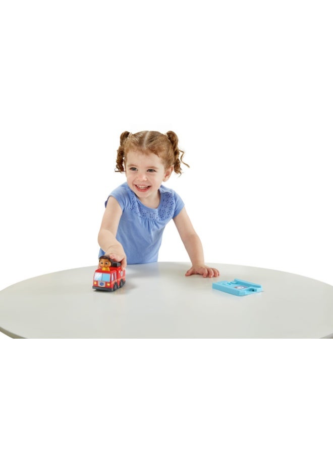 vtech Cocomelon Go! Go! Smart Wheels Nina’S Fire Truck & Track, Fire Sounds & Songs With Smartpoint, Ages 1.5 – 5 Years - Image 4